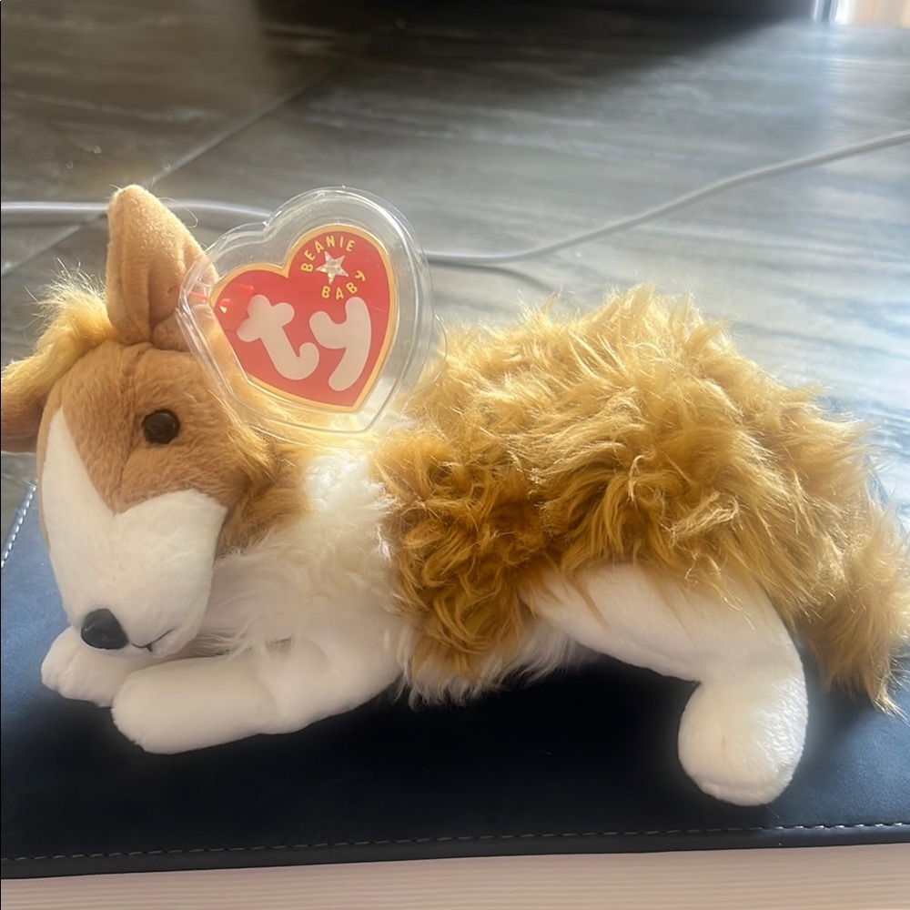 Ty Beanie Baby Corgi Plush
